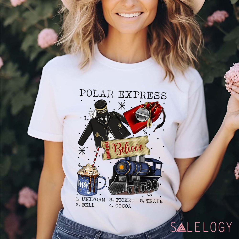 Polar Express Christmas Retro Vintage Shirt