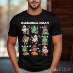 Christmas Tree Occupational Therapy Vintage Shirt