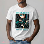 Muichiro Tokito Kimetsu no Yaiba Demon Slayer Anime Black Shirt