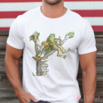 Frog Reading Book Shirt