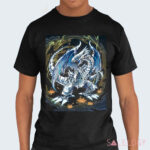 Anime Blue Eyes White Dragon Shirt