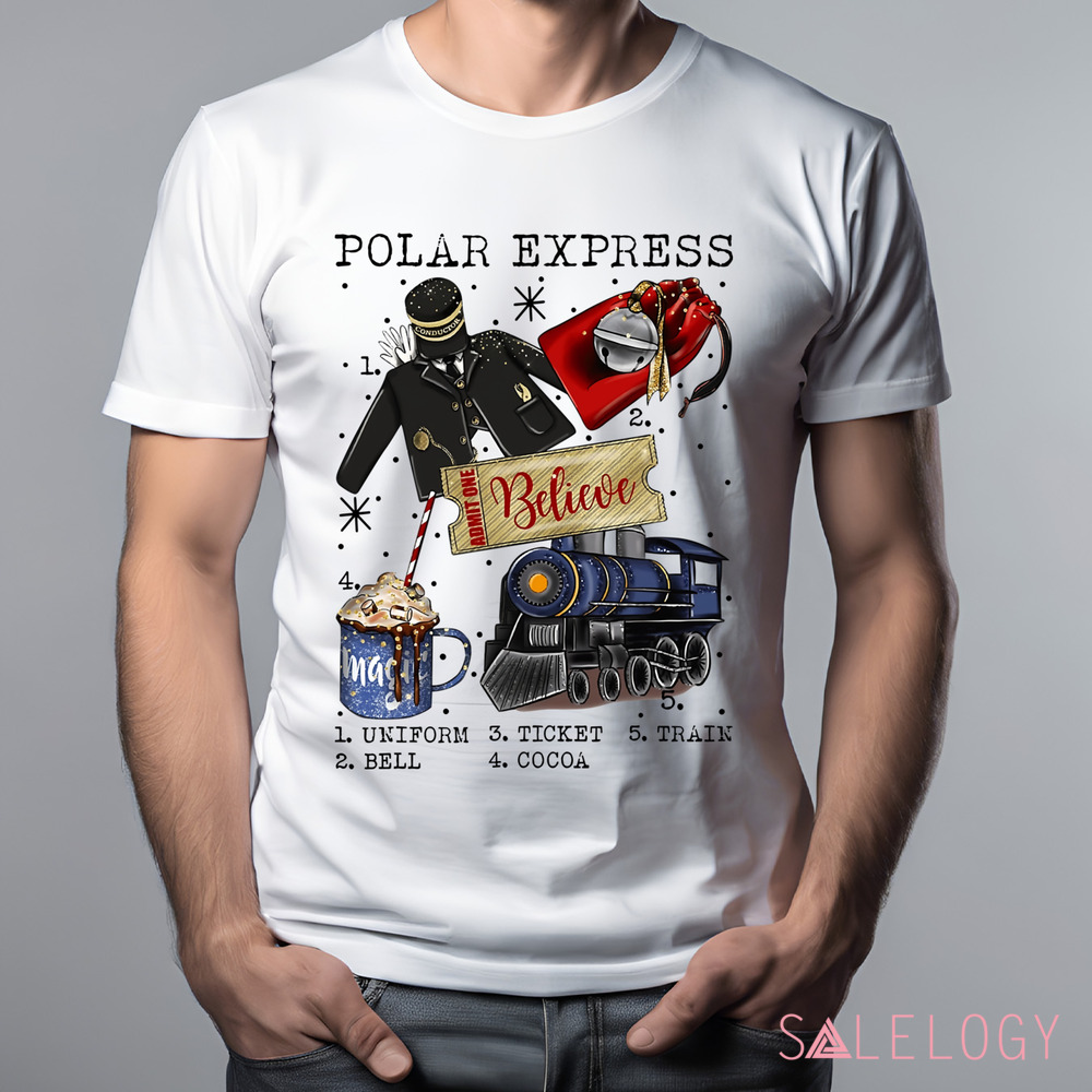 Polar Express Christmas Retro Vintage Shirt