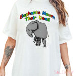 Elephants mourn their dead meme shirt