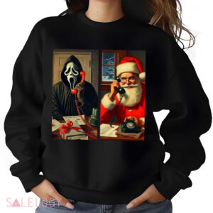 Ghostface And Santa Christmas Shirt