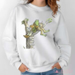 Frog Reading Book Shirt