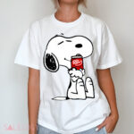 Snoopy hugs Dr Pepper Cute Shirt