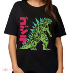 Godzilla Japanese Monster Movie Poster Shirt