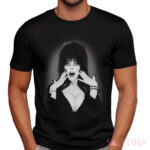 Elvira 1980s Vampire Witch Scream shirt