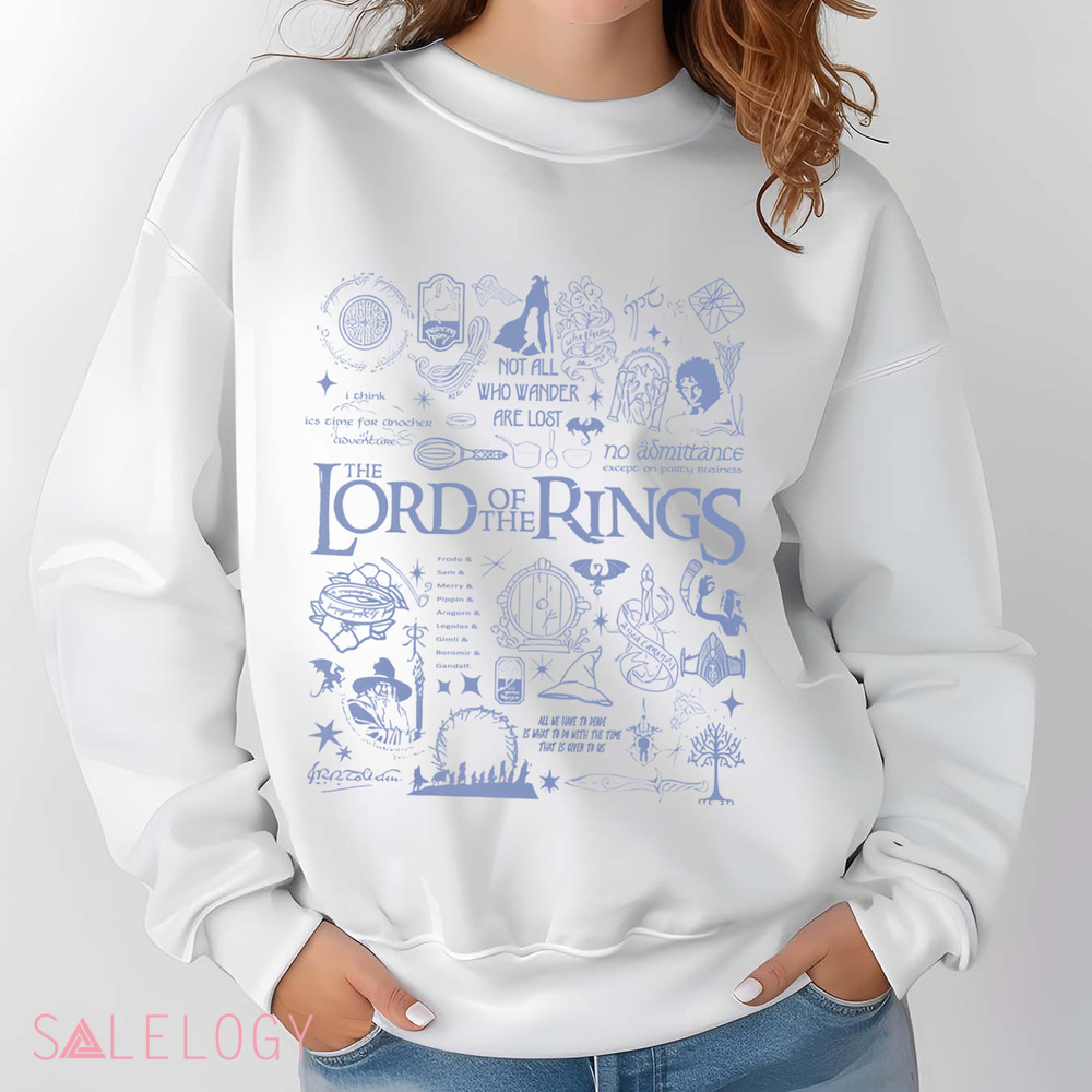 Lord Of The Rings Not All Who Wander Are Lost Shirt