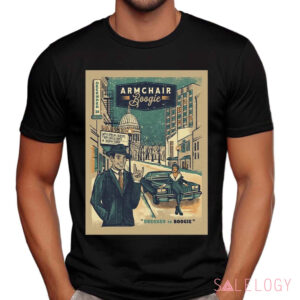 Armchair Boogie Dressed To Boogie NYE Poster In Madison Wisconsin At Majestic Theatre On December 31 2024 Shirt