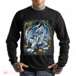 Anime Blue Eyes White Dragon Shirt