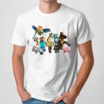 Birthday Party Shirt, MineC Comfort Colors Shirt, Custom Family Birthday T-shirt, Gift for Kids, Mine Craft Family Matching Birthday Tees