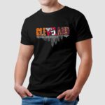 Cleveland 3 Teams Sports Logo Skyline Shirt