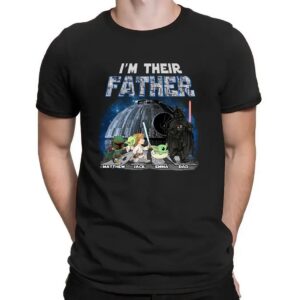I Am Their Father, Personalized Shirt Gift For Dad, Custom Star Wars Characters Dad Kids Shirt, I'm Their Father Shirt, Father's Day Gift