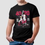 Ronald Acuña Jr. 40 70 AC DC Parody Logo T Shirt