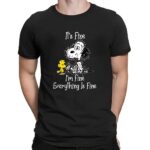 Snoopy And Woodstock It's Fine I'm Fine Everything Is Fine Shirt