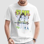Azzi Fudd Wearing Slam Cover Dallas Wings WNBA T Shirt