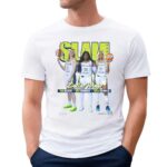 Azzi Fudd Wearing Slam Cover Dallas Wings WNBA T Shirt