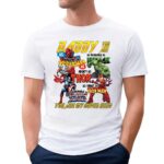 Daddy You Are My Superhero Shirt-light