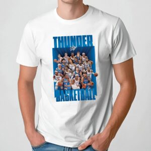 Oklahoma City Thunder Basketball 2024 2025 Roster T Shirt