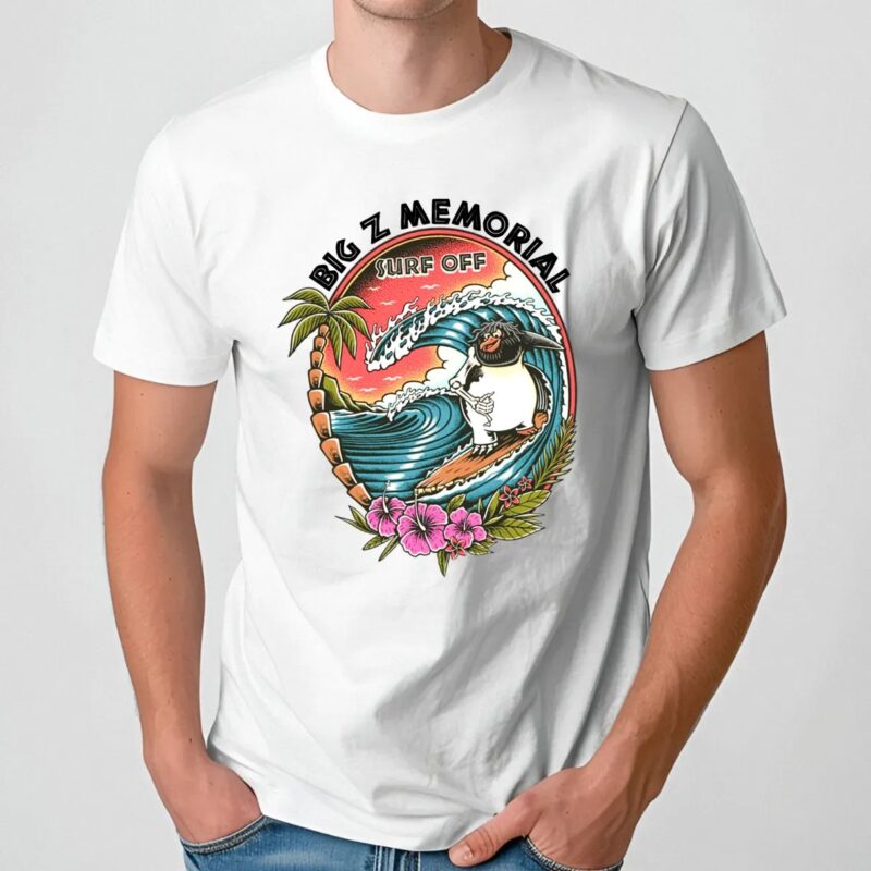 Big Z Memorial Surf Off Surf Wave T Shirt
