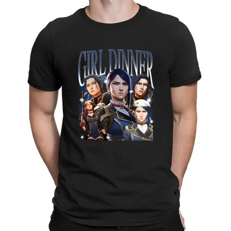 Caitlyn Arcane Girl Dinner Vintage Bootleg Shirt