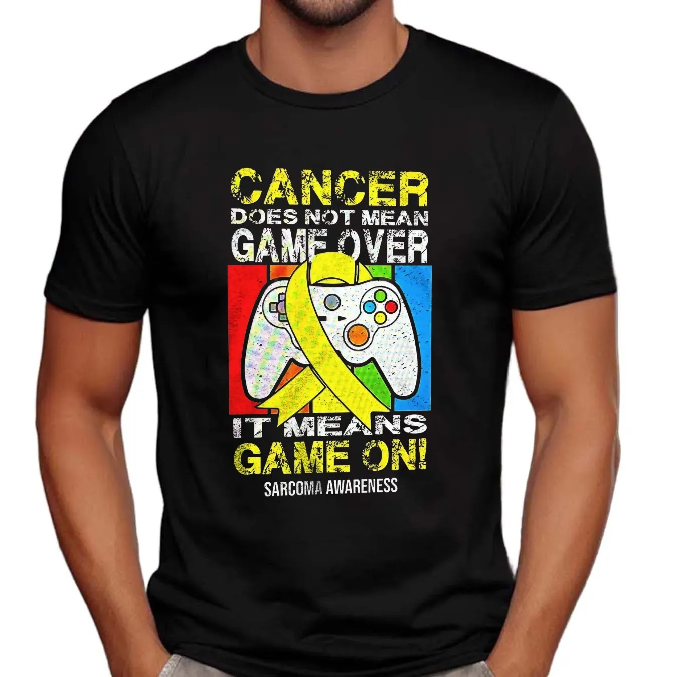 Cancer Does Not Mean Game Over It Means Game On Sarcoma Awareness T Shirt