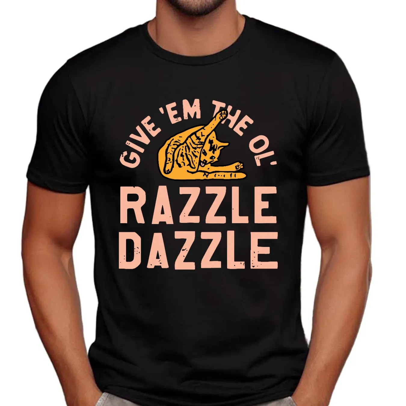 Cat Give 'Em The Ol' Razzle Dazzle Vintage Shirt