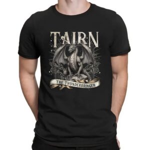 Fourth Wing Series Tairn Comfort Color Shirt, Onyx Storm Dragon Rider shirt, Bookish Tee Gift For Book Lover, Violet Sorrengail,Fantasy book