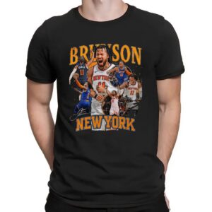 New York Knicks Jalen Brunson Crossroads Vintage Bootleg T Shirt