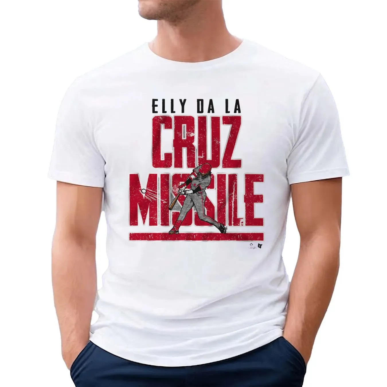 Elly De La Cruz Cincinnati Reds Missile Off The Bat T Shirt