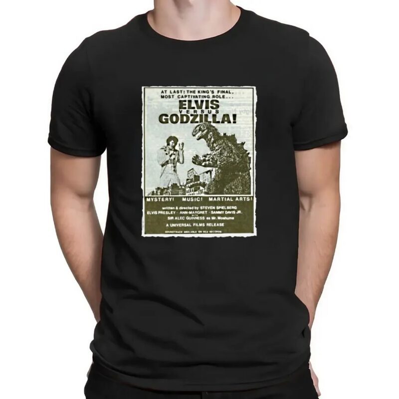 Elvis Versus Godzilla Mystery Music Martial Arts Shirt