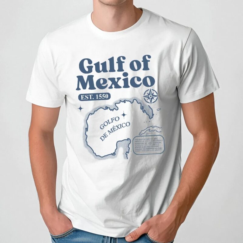 Florida Beach Gulf Of Mexico Est 1550 T Shirt