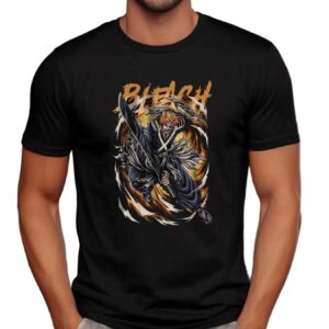 Ichigo Kurosaki Shirt, Bleach Shirt, Anime Shirt, Vintage Shirt, Cotton Unisex Shirt, Crew Neck, Size S- 4XL, Menswear Top, Womenswear Top Underwear Streetwear