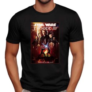 Retro 90's Starwars 20th Anniversary, Revenge of The Sith Graphic, Darth VaderFan Bootleg Tee, Comfort Colors T-Shirt, Gift For Women and Man