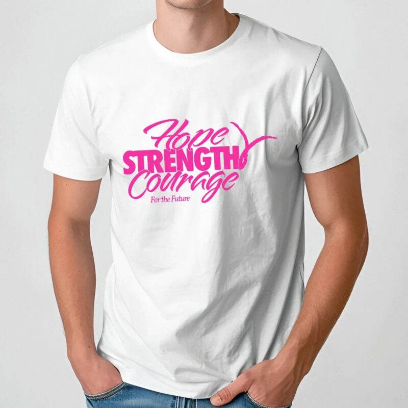 Hope Strength Courage For The Future Play4kay Basketball T Shirts