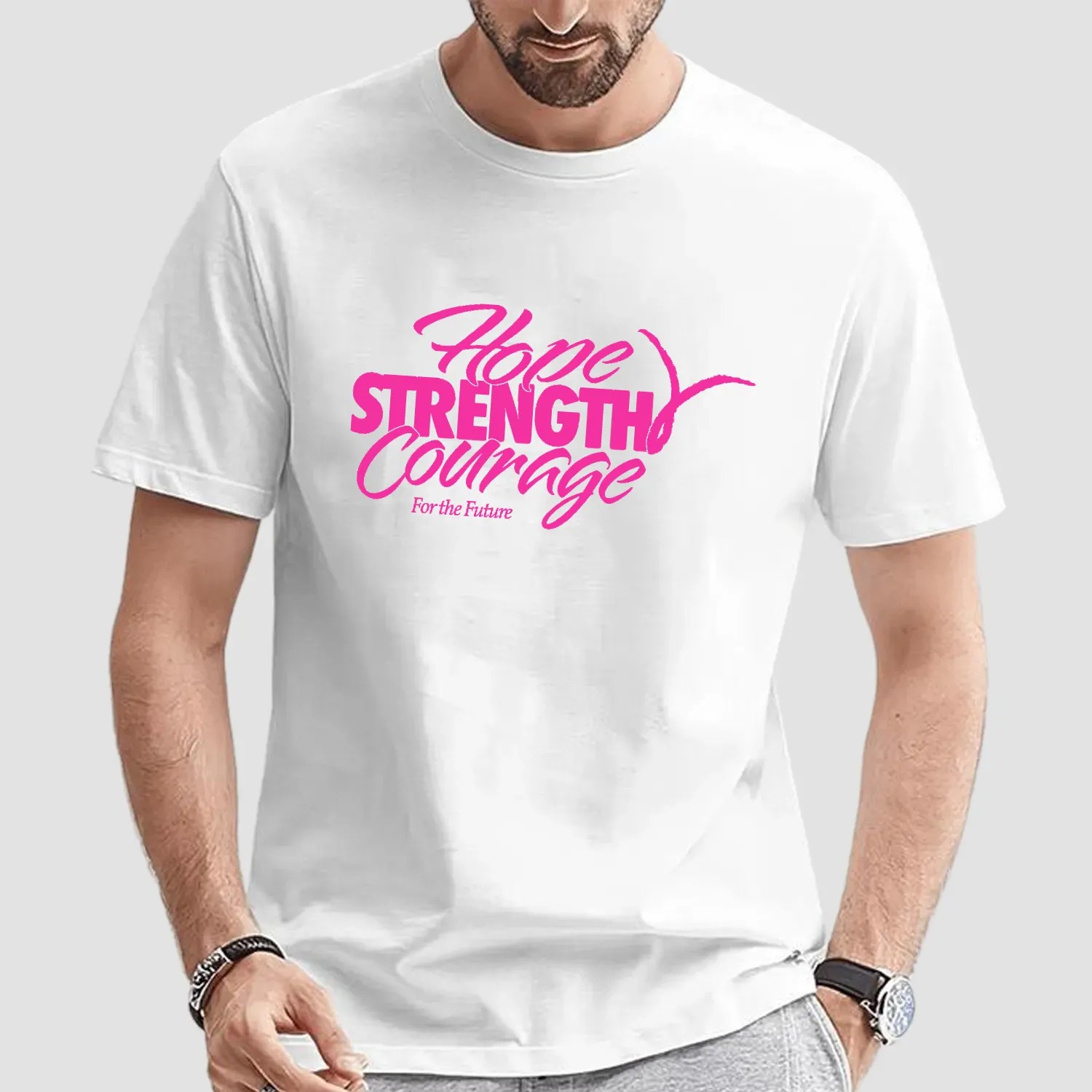 Hope Strength Courage For The Future Play4kay Basketball T Shirts