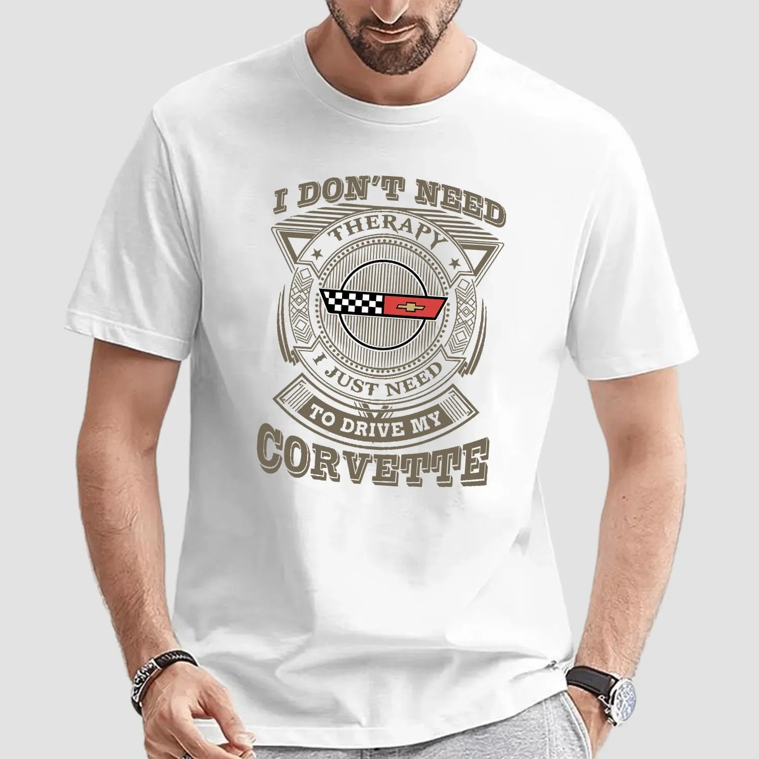 I Don't Need Therapy I Just Need To Drive My Corvette T Shirt