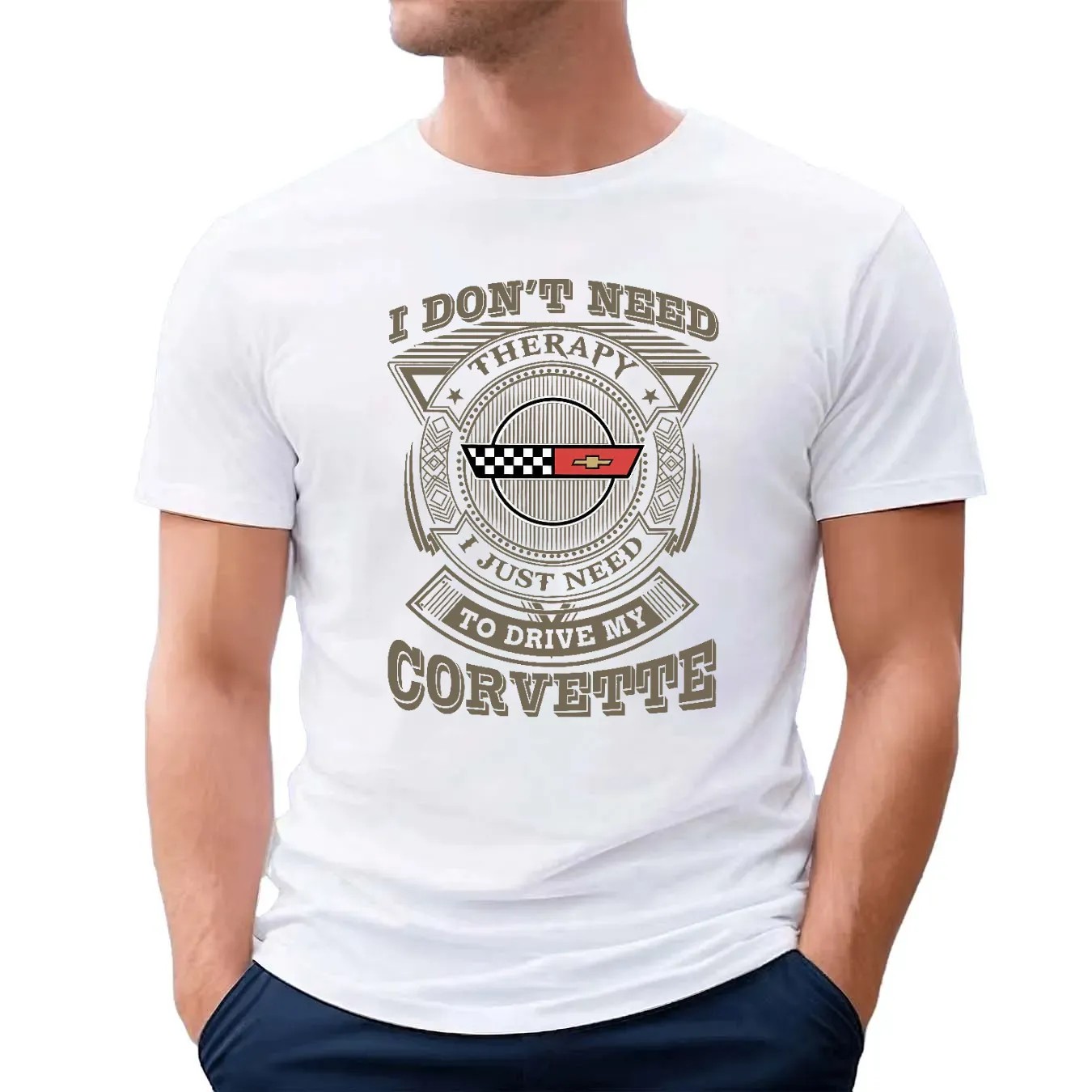 I Don't Need Therapy I Just Need To Drive My Corvette T Shirt