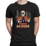 Funny Da Pope Shirt, Funny Chicago Catholic T-Shirt, Leo XIV Hot Dog Beer Parody Tee, American Pope Graphic Tee, Satirical Church Gift