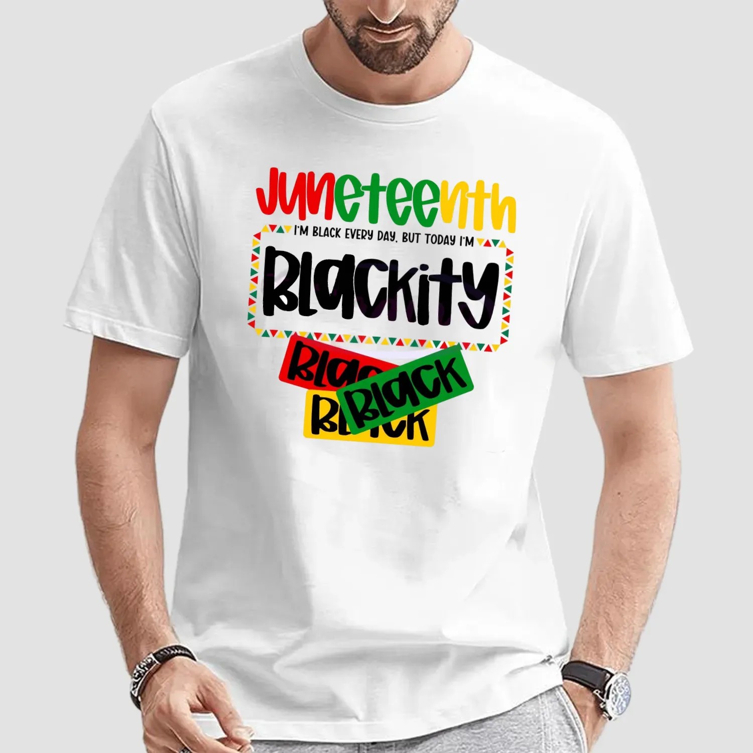 Juneteenth I'm Black every day but today i'm Blackity 1865 Black History T Shirt