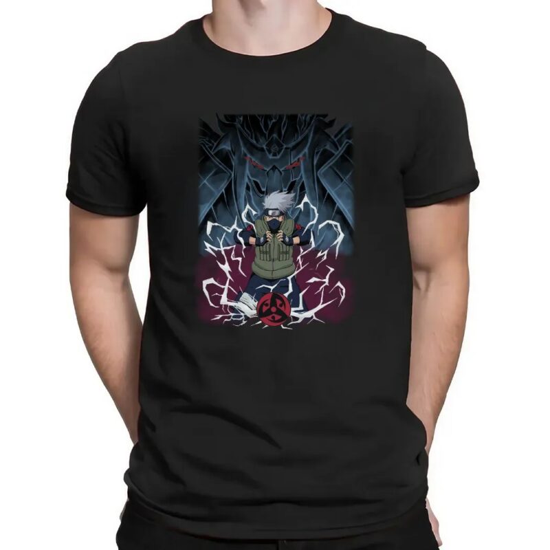 Kakashi Hatake Shirt, Naruto Shirt, Anime Shirt, Vintage Shirt, Cotton Unisex Shirt, Crew Neck, Size S- 4XL, Menswear Top, Womenswear Top Underwear Streetwear