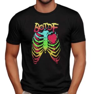 Chest Skeleton BOTDF Colorful Vintage Shirt