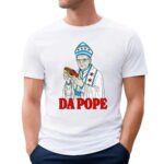 Da Pope Holding Hot Dog Meme T Shirt