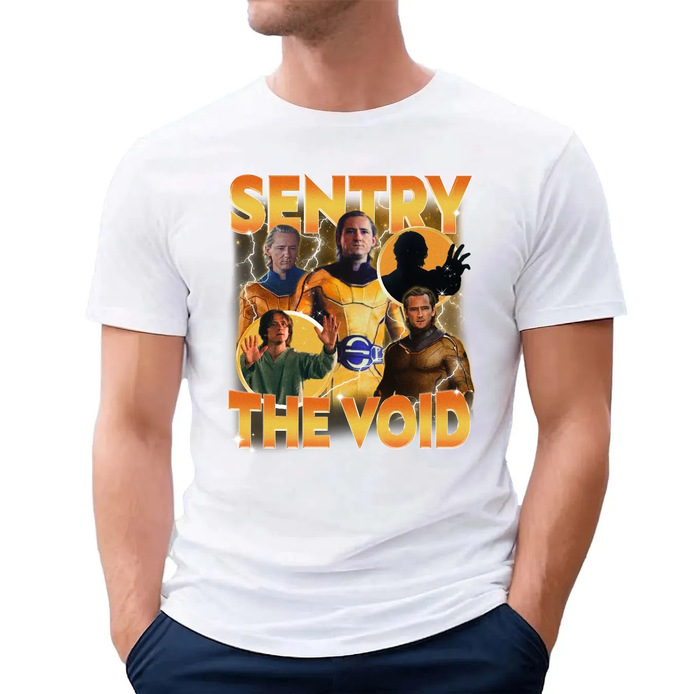 Limited Sentry Thunderbolts Shirt, Thunderbolts shirt, MCU T-shirt, Lewis Pullman as Robert Reynolds Retro, Gift For Women and Man Unisex Tee