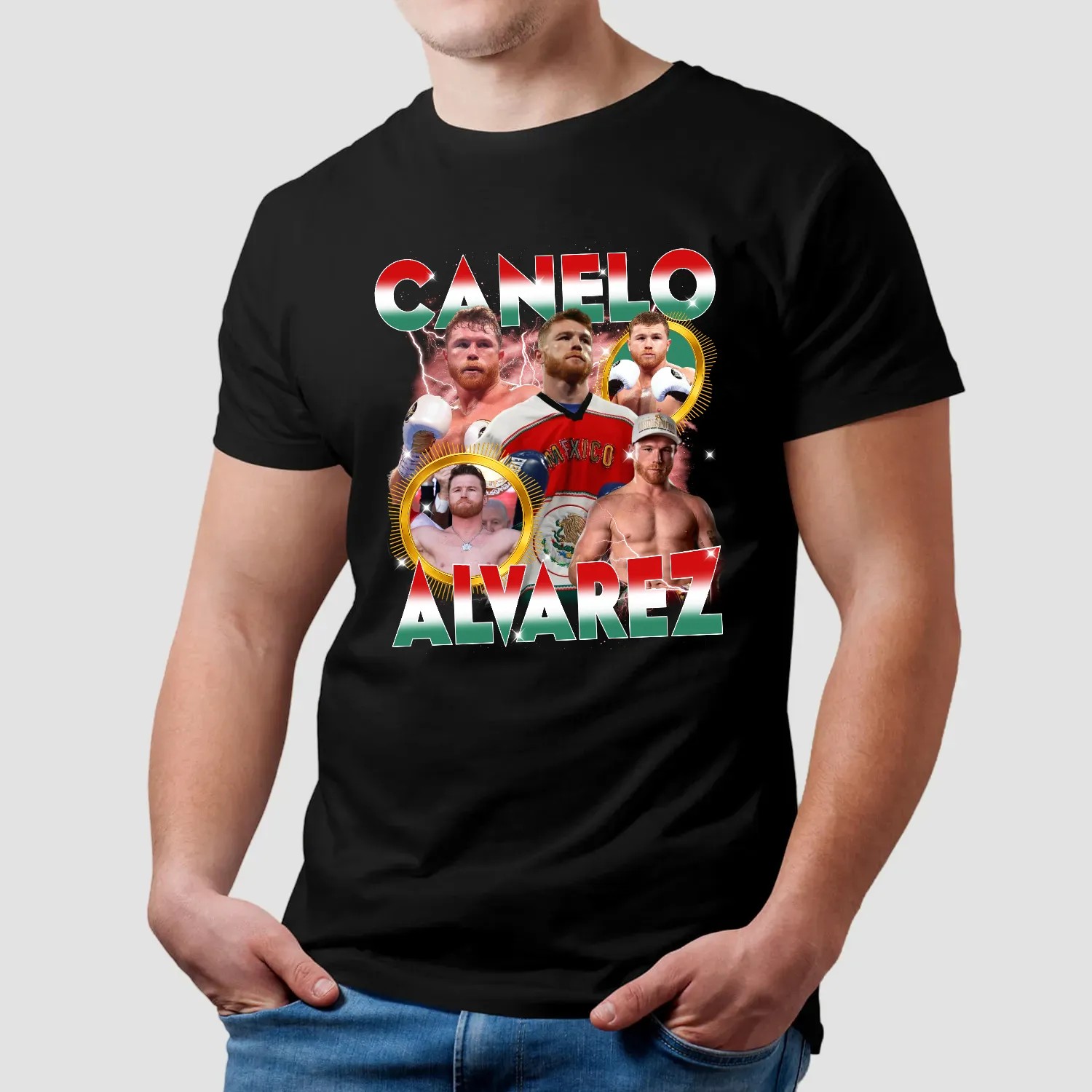 Limited Style Canelo Alvarez T-shirt, Vintage Boxing Shirt, Classic 90s Graphic Tee, Unisex, Vintage Bootleg, Retro Design