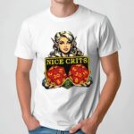 Custom Elf Nice Crits Dungeon and Dragon Shirt, D&D Shirt - Funny Dungeons and Dragons Gift shirt - Vintage Retro 90s Joke D and D T-Shirt