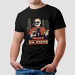 Funny Da Pope Shirt, Funny Chicago Catholic T-Shirt, Leo XIV Hot Dog Beer Parody Tee, American Pope Graphic Tee, Satirical Church Gift