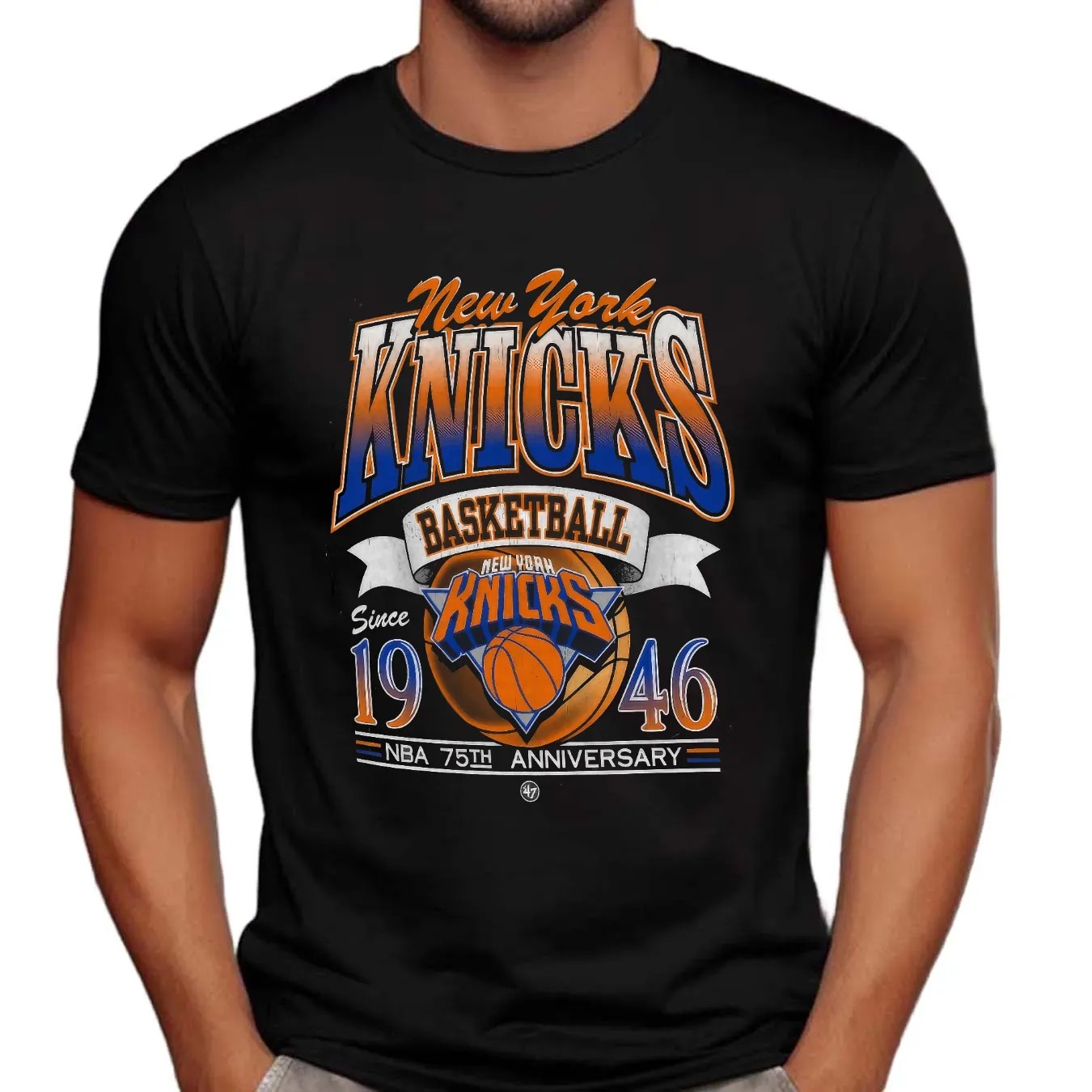 New York Knicks Basketball Since 1946 NBA 75th Anniversary City Edition T Shirt