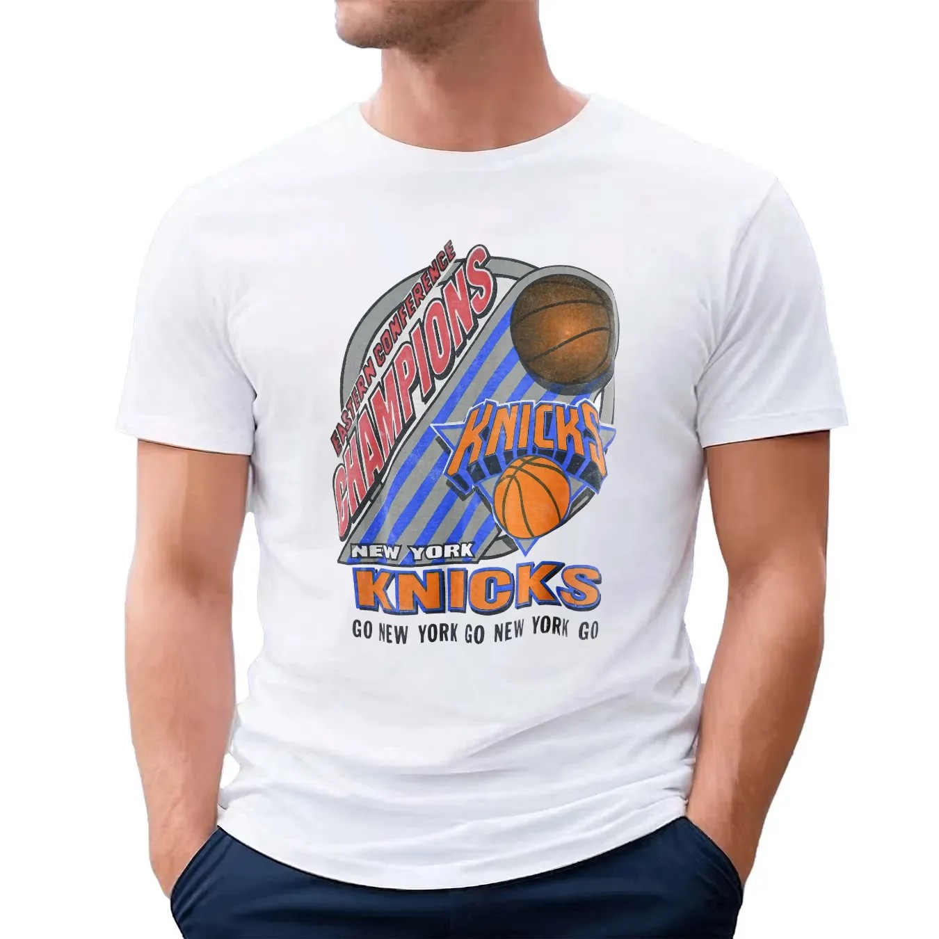 New York Knicks Spell-out Eastern Conference Champions Go New York T Shirt